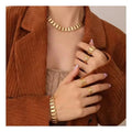 Stainless Steel Chain Choker Necklace for Women Girls Jewelry Set Tongxin New Fashion Necklace MegaBDM