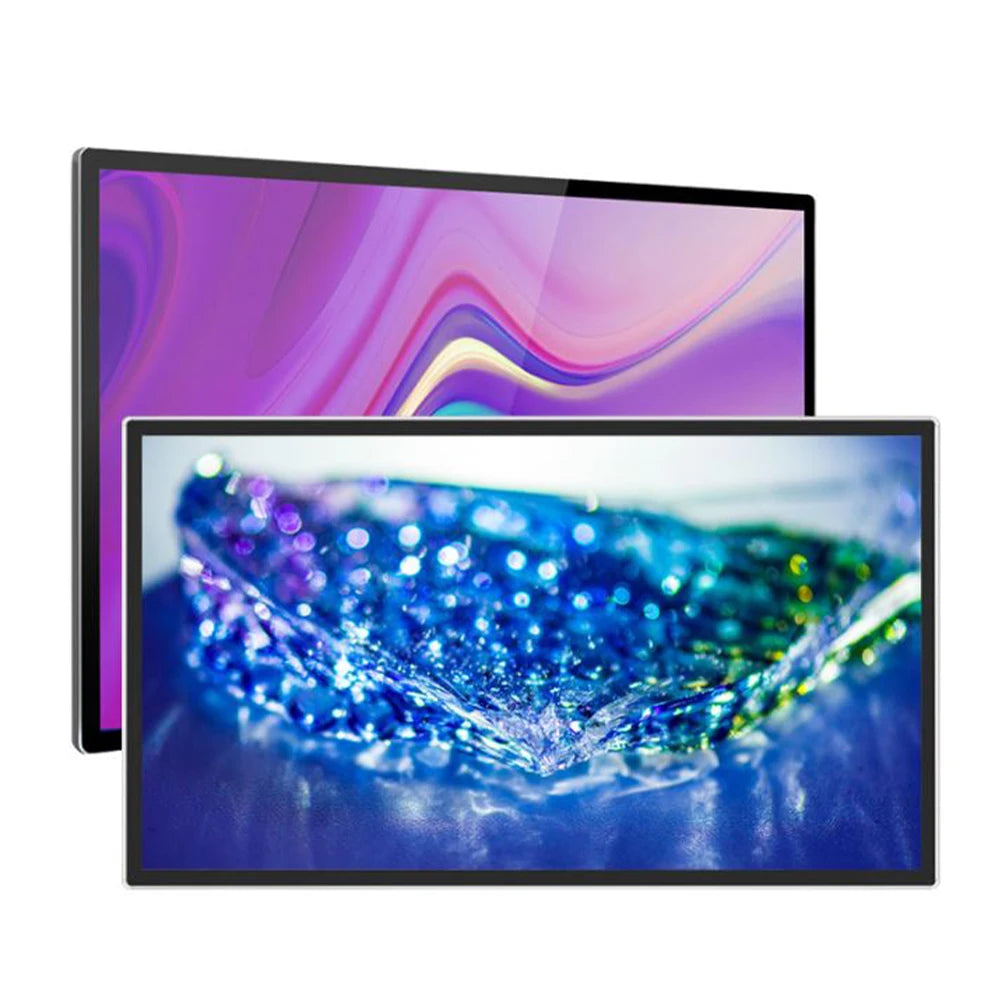 Powerful High-Resolution Wall Mounted Advertising Machine for Retail Store Convenient Long-Life Operation with Animation Display