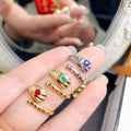 Hot Popular Unisex 925 Sterling Silver Wedding Rings Rose Gold Plated Twist Style Personalized Design Wholesale Price