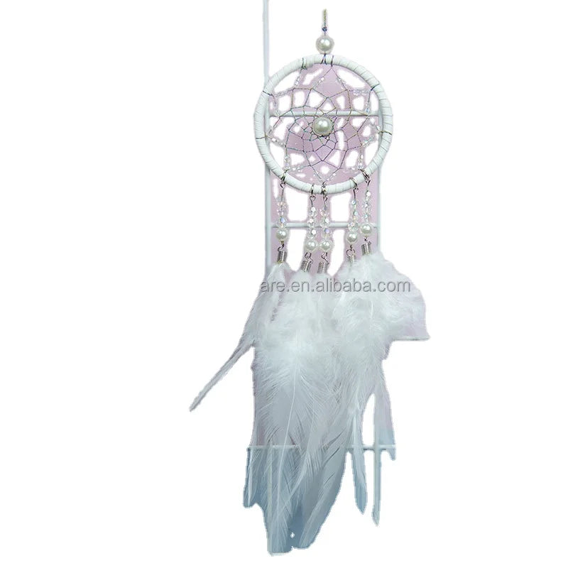 Pink Cute Wind Bell Hanging Creative Gift Hot Gift Dreamcatcher Car Pendant Dream Catcher Mini Dream Catcher