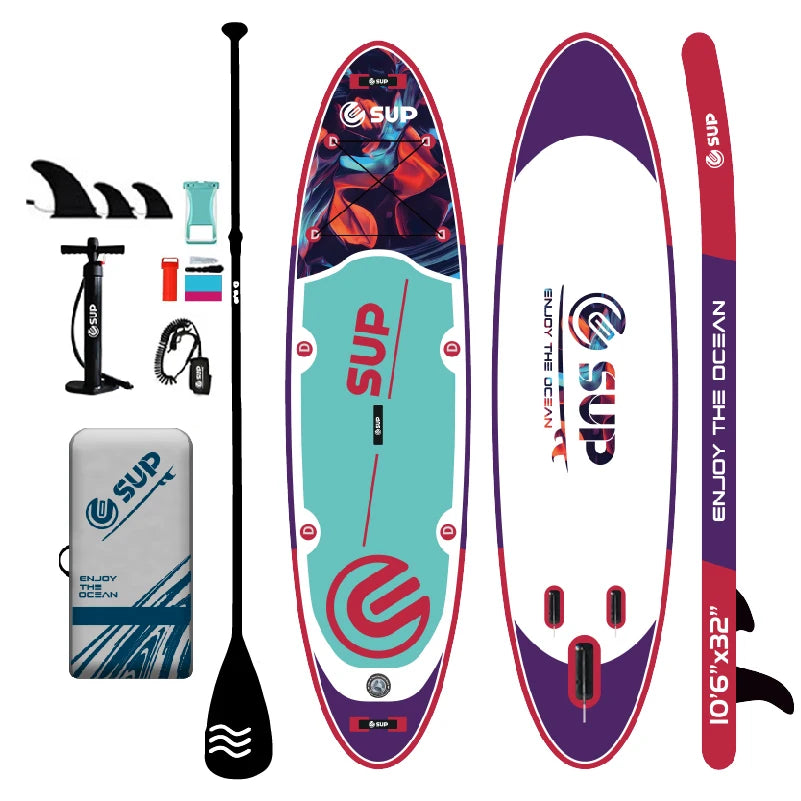 Weihai Customizable Inflatable Stand-Up Paddle Board (ISUP) Surfing Water Sports SAP Paddleboard Manufactured by Surfers