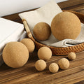 Eco-Friendly 20mm-100mm Wooden Natural Fitness Round Yoga Deep Tissue Massage Cork Ball