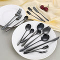 304 Stainless Steel Knife Fork Spoon Cutlery 15 Pcs Set Hotel Steak Knife Fork Dessert Spoon Ice Spoon Flatware Set