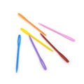 Wholesale 1000Pcs/Bag 7cm Colorful Knitting Handmade Crochet Hooks DIY Plastic Needle Big Eye Needle Yarn Needle
