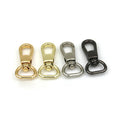 Meetee BK121 13*40mm Spring Snap Hook Clasps Hardware D Ring Shape Tail Dog Buckle for Handbag Strap Swivel Hook Buckle