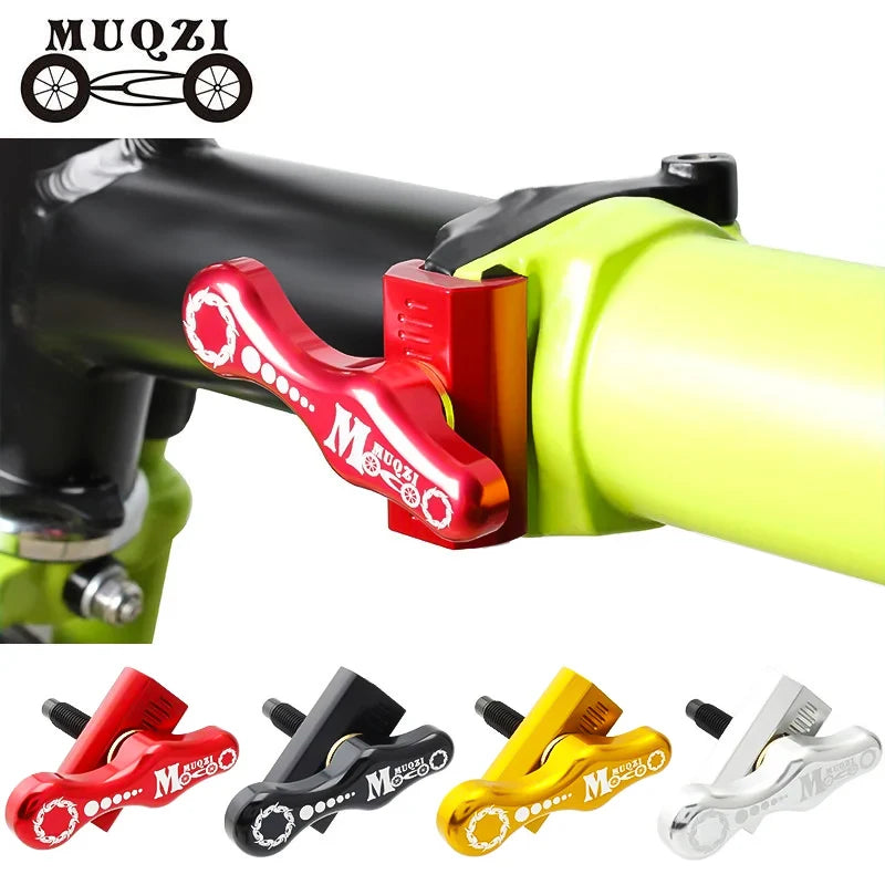 MUQZI Folding Bike Frame Hinge Clamp Aluminum Alloy Bicycle Folding Buckle Wrench Limit Handle