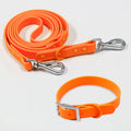 Luxury Waterproof PVC Dog Leash and Collar Set Personalized for Walking and Training EnviroNmental Dog Gear