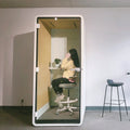 Soundproof Durable Foldable Office Phone Booth Acoustic Meeting Pod Movable 60% Sound Absorbing Material Hospital & Home Use