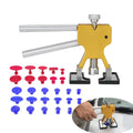 28 Sets Car Repair Tool Set Hail Dent Repair Puller for Dent Removal Comprehensive Car Dent Repair Solution