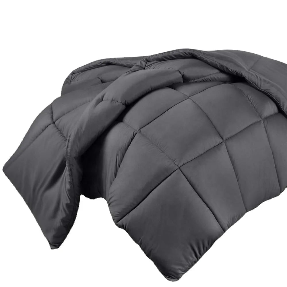 Comforter Duvet Insert Quilted Comforter With Corner Tabs Box Stitched Down Alternative Comforter