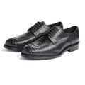 Luxury Men's Designer Autumn Wedding Oxfords Groom Casual Shoes with Pointed Toe Non-slip Closure for Office Business