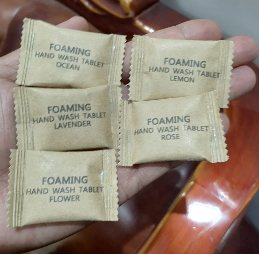 Natural Fragrance Concentrated Foaming Hand Wash Soap Tablet
