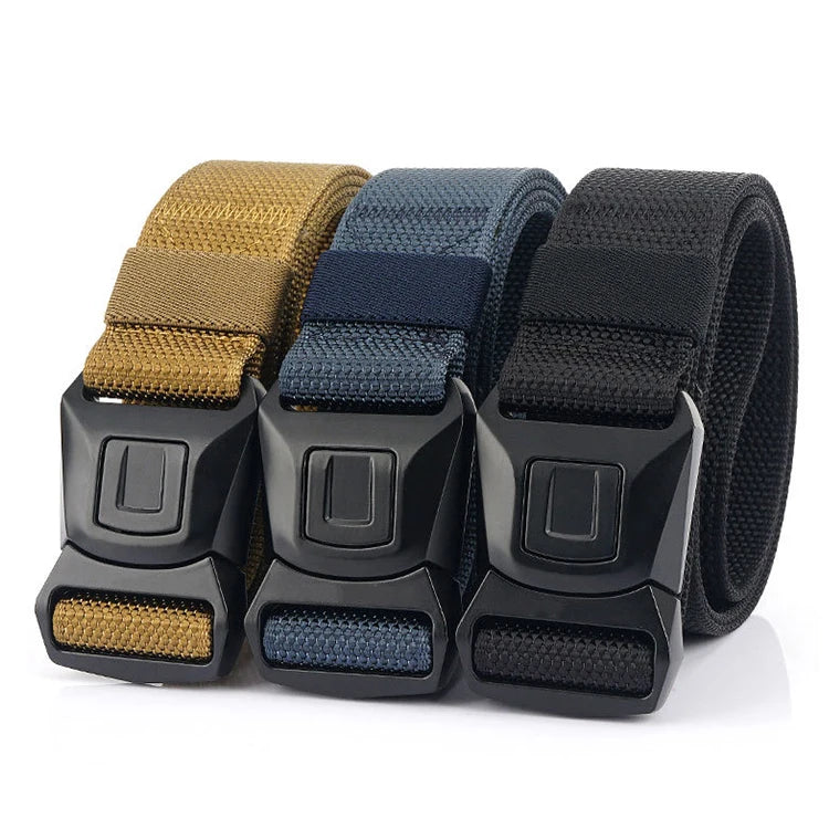 5cm Wide  Nylon Tactical Belt With Quick Release Buckle for  Men Nylon Buckle Tactical Belt