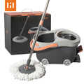 HOLAMOPA Ready Stock Creative Sports Car Design 360 Magic Spin Mop With Foot Pedal Stainless Steel Basket for Floor Cleaning