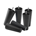 Good Quality Plastic Sofa Legs New PP Material Black Color Injection Furniture Hardware for Living Room Bedroom Workshop