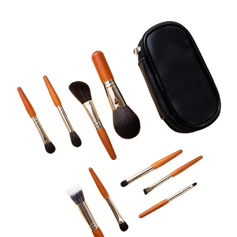 2022 New Mini Mineral Makeup Brushes Set REACH Certified Portable & Trendy Private Label Wholesale