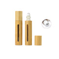 Bamboo Wooden Essential Oil Roller Bottle Tube Container Rolling Bead Empty Bottles 3ml 5ml 10ml 15ml