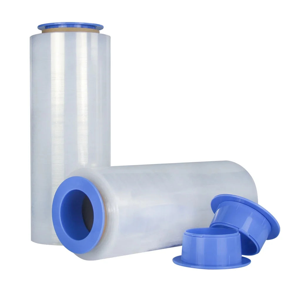 450mm 20mic 3kg 350m Estensibile Extendable Alimentos Kargo Koruma LLDPE Stretch Wrap Film Stretchfilm