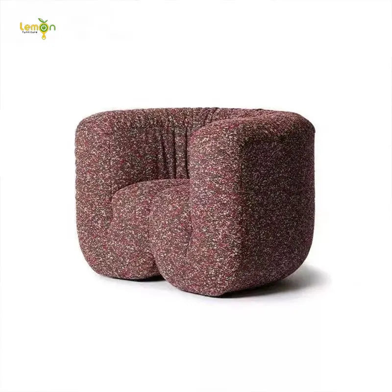 Living Room Furniture Various Colors Half Pumpkin Sectional Fabric Modular Sofa Set