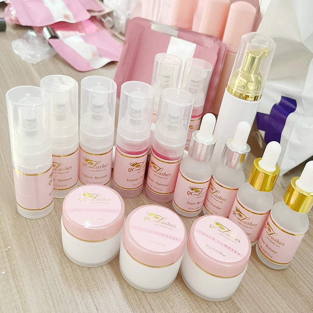 Custom logo 15 ml Super Bonder for Eyelash Extensions Lash Sealant Lash Extensions Grape Private Label Glue Lash Bonder
