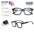 Fashionable Acetate Scratch Resistant Frame Eyeglasses Prescription Glasses Versatile Optical Frame Eyeglasses for Business