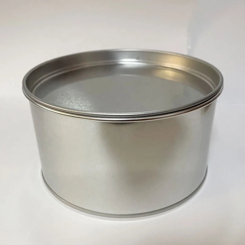 D128mm 1KG Tinplate Tin Can Round Empty Polyester Putty Cans Industrial Use for Chemicals