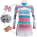 Professional Kids Cheerleading Uniforms for Youth All-Star Club Tournament Sublimated Rhinestone Sparkle Cheer Wear