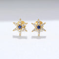 Hot Sale Women New Fashion Jewelry Earring Dainty Summer 925 Silver Starburst Earrings