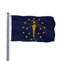 3X5FT Double Side Indiana Embroidery Flag for Events Outdoor Indoor Decoration