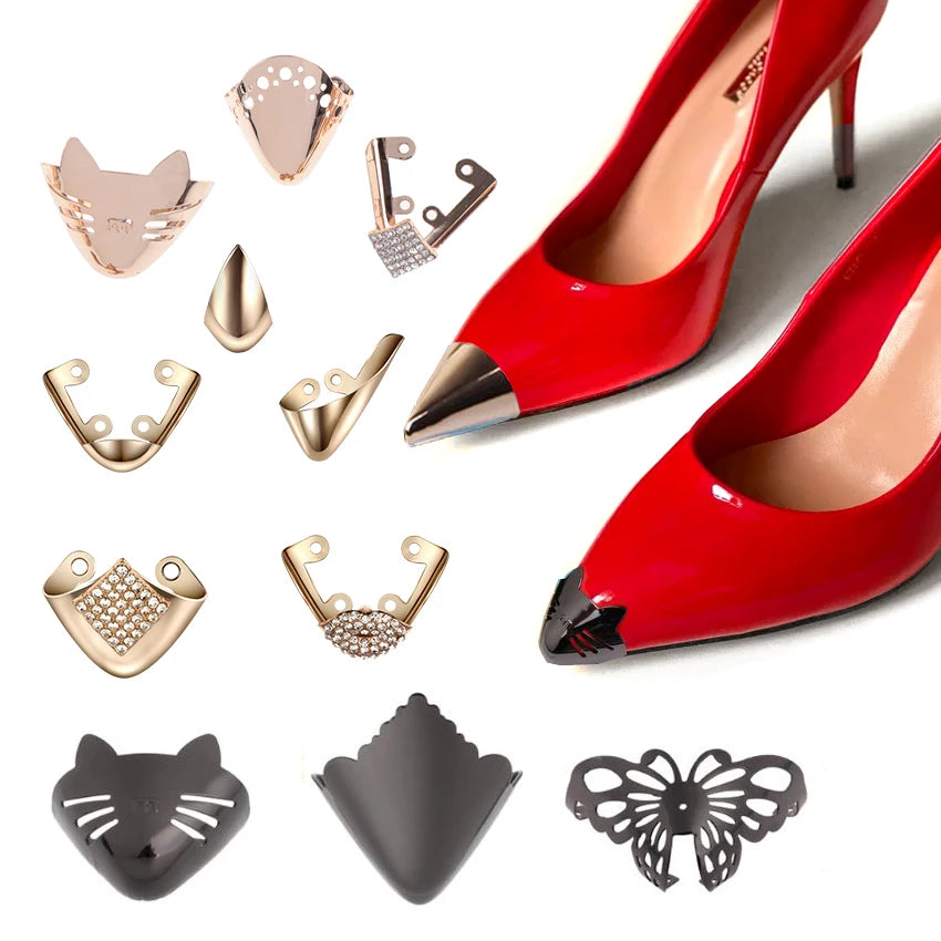 Metal High Heel Shoes Decoration Shoes Toe Protection Shoes Clips Elegant Charm Buckle Fashion Repair Accessories