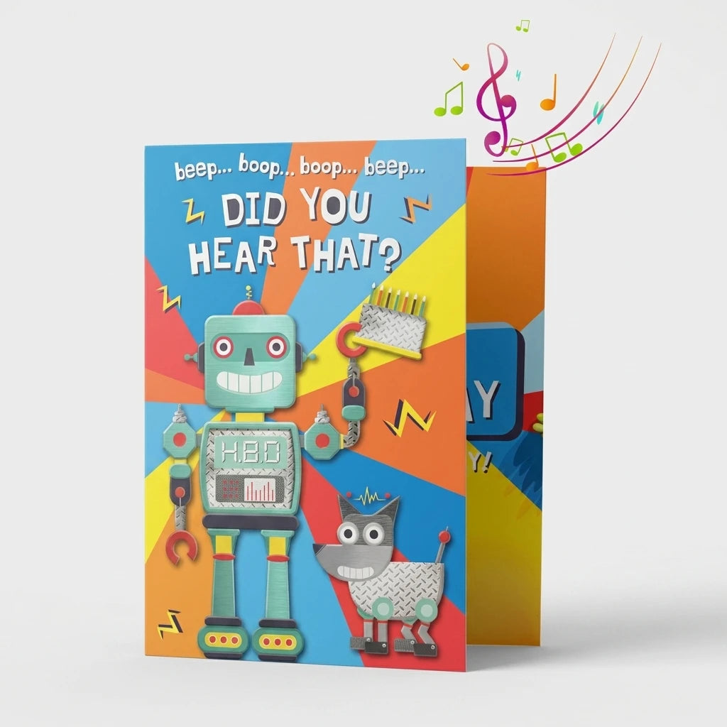 Wholesale Customize High Quality Famous Products Happy Birthday Music Greeting Cards With Sound Chip for Kids Gift