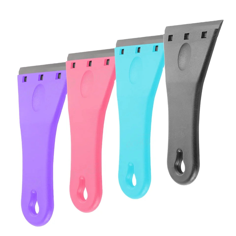 DCHOA Plastic Razor Blade Scraper 3 Inch DIY Grade ODM Customizable Blade Sticker Label Removal Scraper