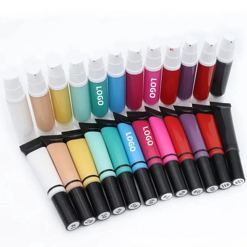 Custom OEM Cruelty Free 12 Colors Cream Eyeshadow Primer Private Label No Logo Vegan Liquid Waterproof Long-lasting Matte Finish