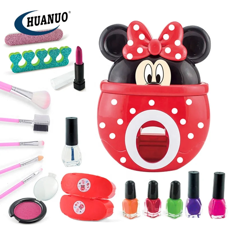 Girls Pretend Play Nail Salon Cosmetic Set Nail Art Set Toys for Kids