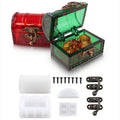 DIY Jewelry Box Mold Treasure Chest Storage Box Silicone Mold for Resin Art