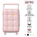 Custom Manufacturer Multicolored Carry Ons Bag USB Charging Trolley Case Pc Wide Trolley 20" Business Travel Luggage Suitcase