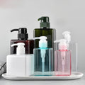 Free Samples Amber Green Transparent pink Color 250ml PETG square Plastic Empty Shampoo Bottles Wholesale