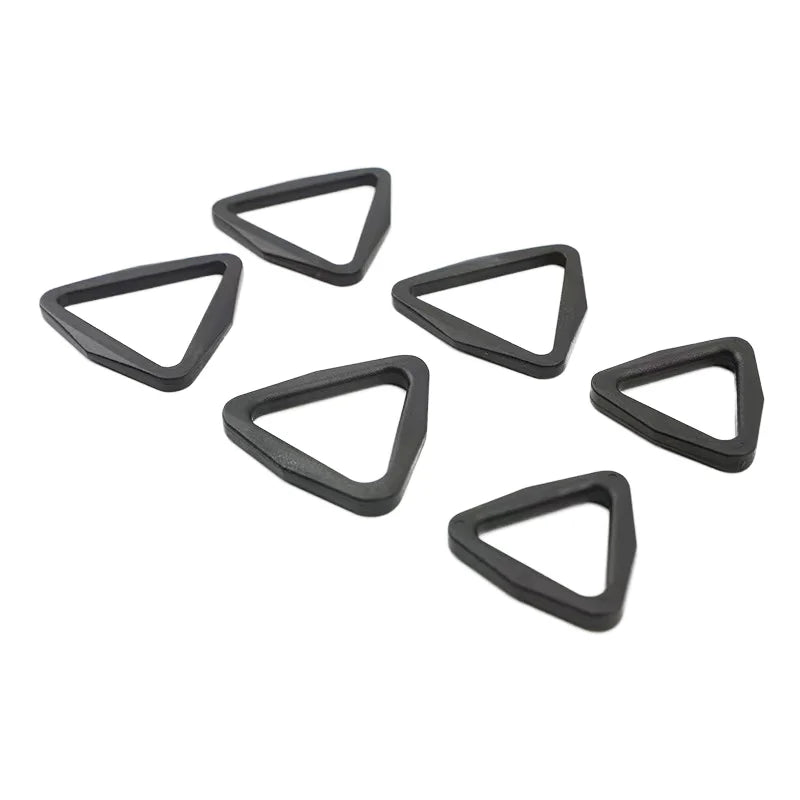 1 Inch Black Triangle Buckle Plastic Slider Adjust Buckle for Backpack Straps Triangle Belt Buckle