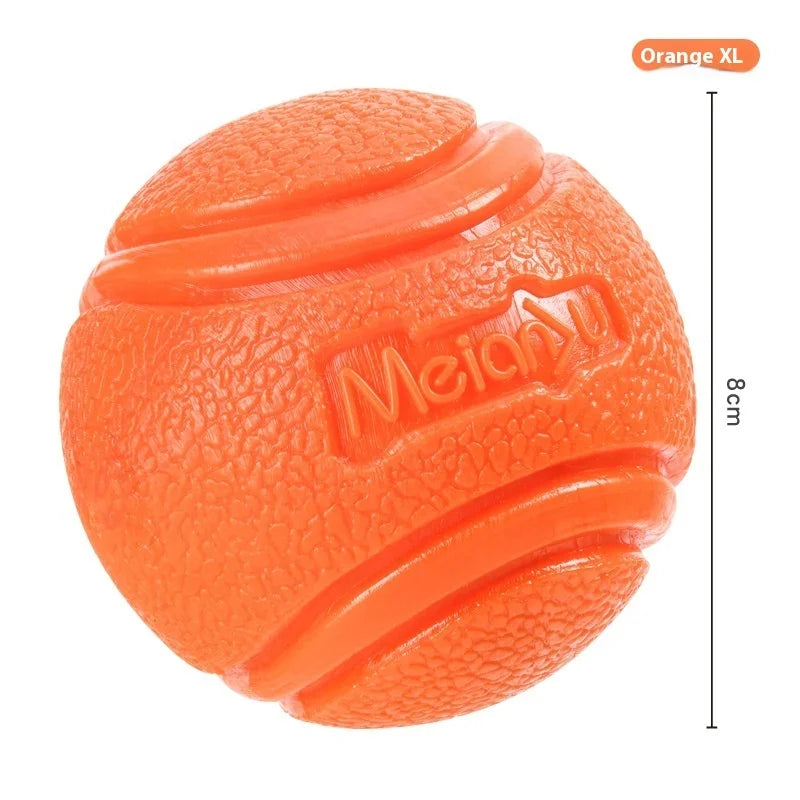 Eco-Friendly Solid Rubber Bite Toy Ball Pet Dog Outdoor Training Bouncing Ball Retrieve and Throwing Exercise