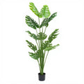 Yu49  Wholesale Artificial Monstera Leaves Bundle Green Plants for Home Decor