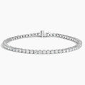 Tennis Bracelet Fine Jewelry 3MM 4MM 2MM Lab Grown Diamond 9K/14K/18K White Gold Silver S925 Rhodium Plated Women's Bracelet