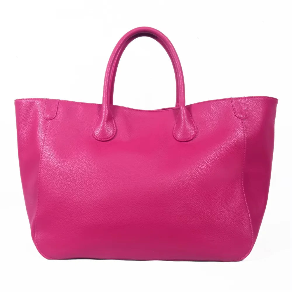 Pu Handbags for Women Ladies Custom Print LOGO Tote Bags Large Capacity Casual Handbag for Daily
