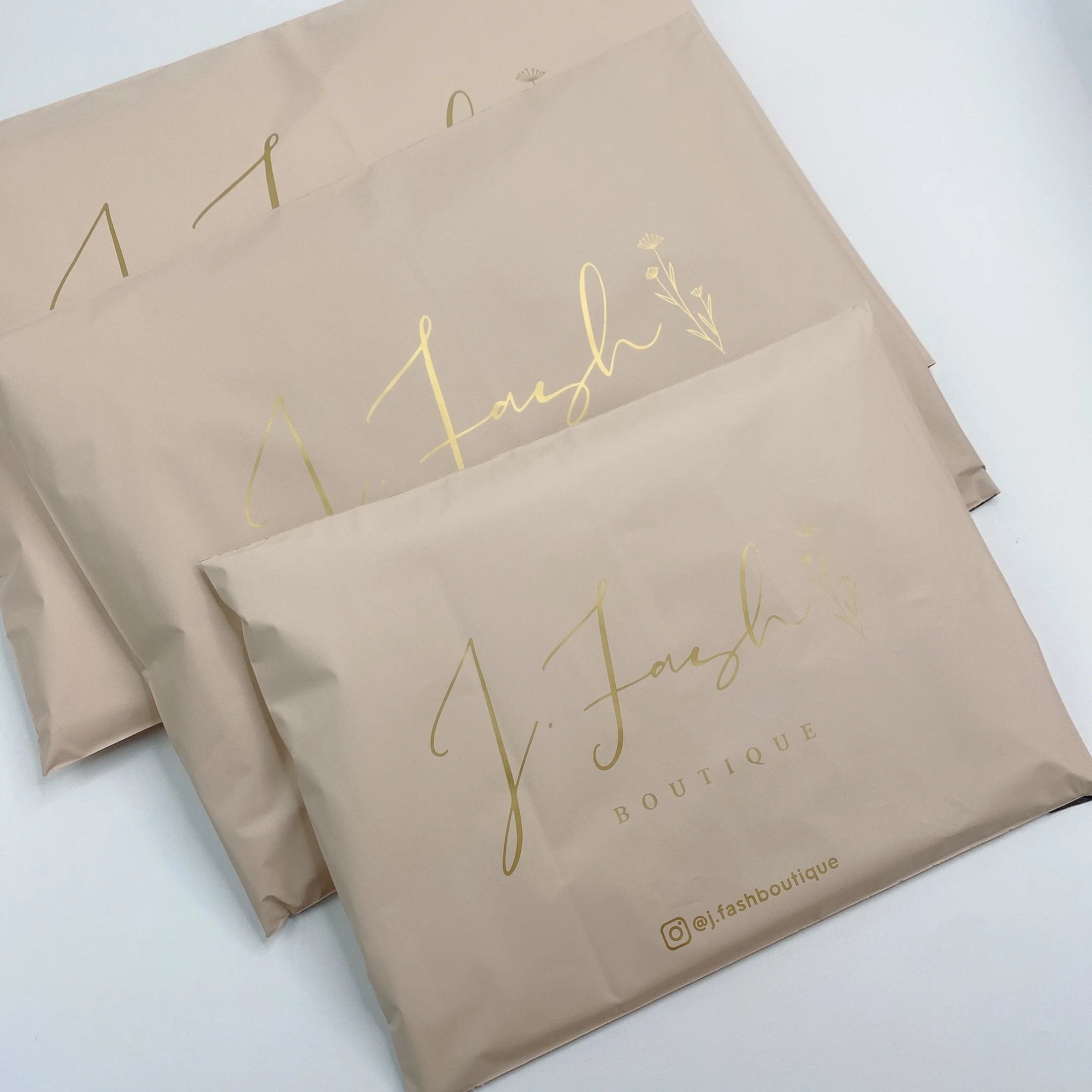 Biodegradable Matte Peach Mailing Bag Clothing Packaging Custom Shipping Poly Mailer Courier Bags with Logo Printed