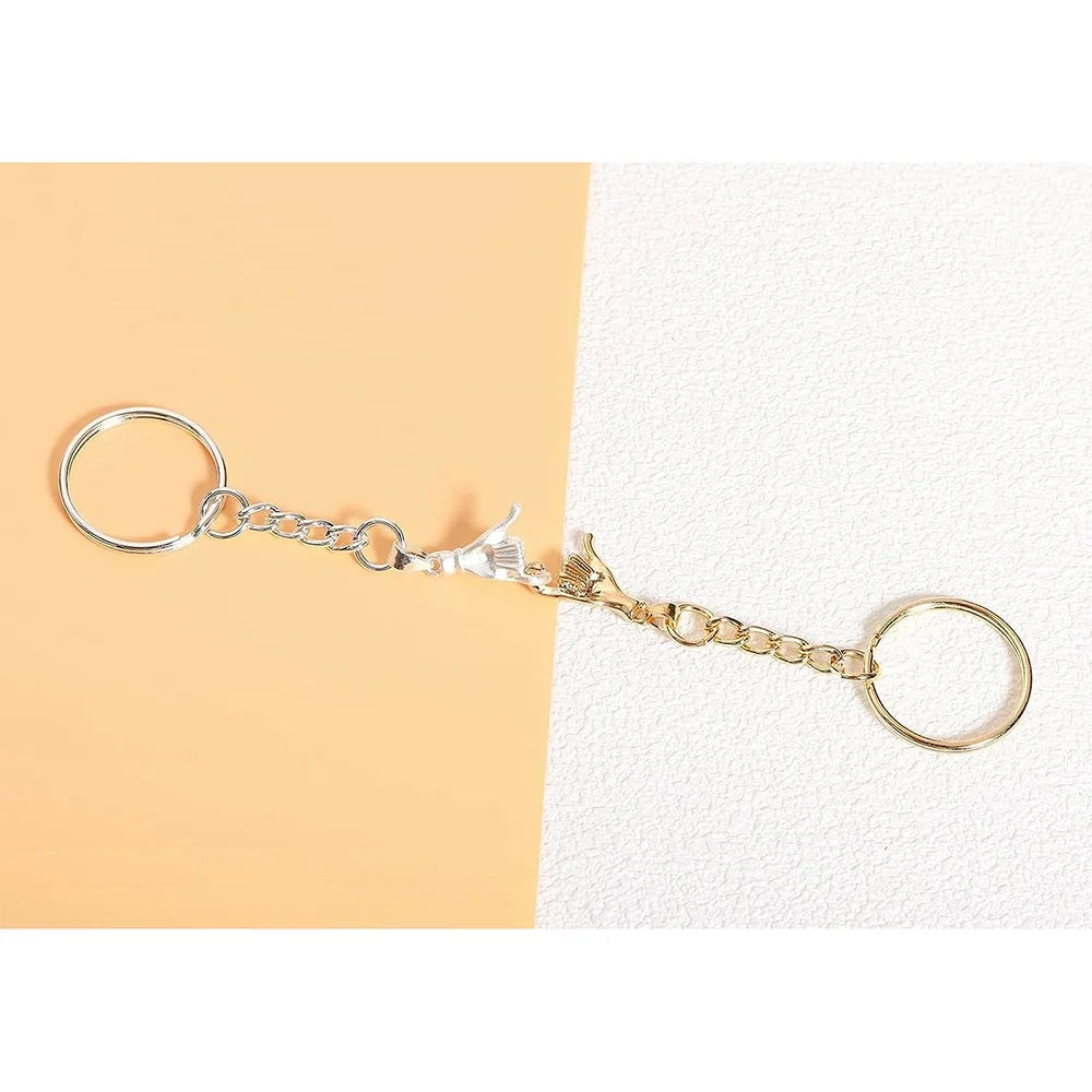 Best Christmas Gift for Boyfriend/Girlfriend Husband/Wife Matching Metal Key Chains for Couples and Best Friends