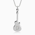 Inspire Jewelry Women's Stainless Steel Acoustic Guitar Pendant Necklace Trendy 18k Gold Plated Perfect Christmas Gift