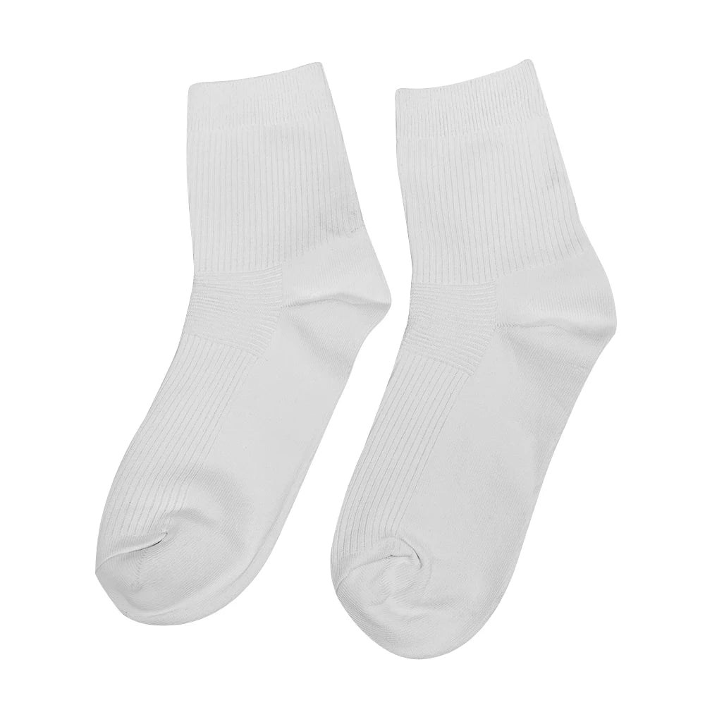 ALLESD White Polyester 98% Nylon 2% Cleanroom Disposable Socks 31*8cm