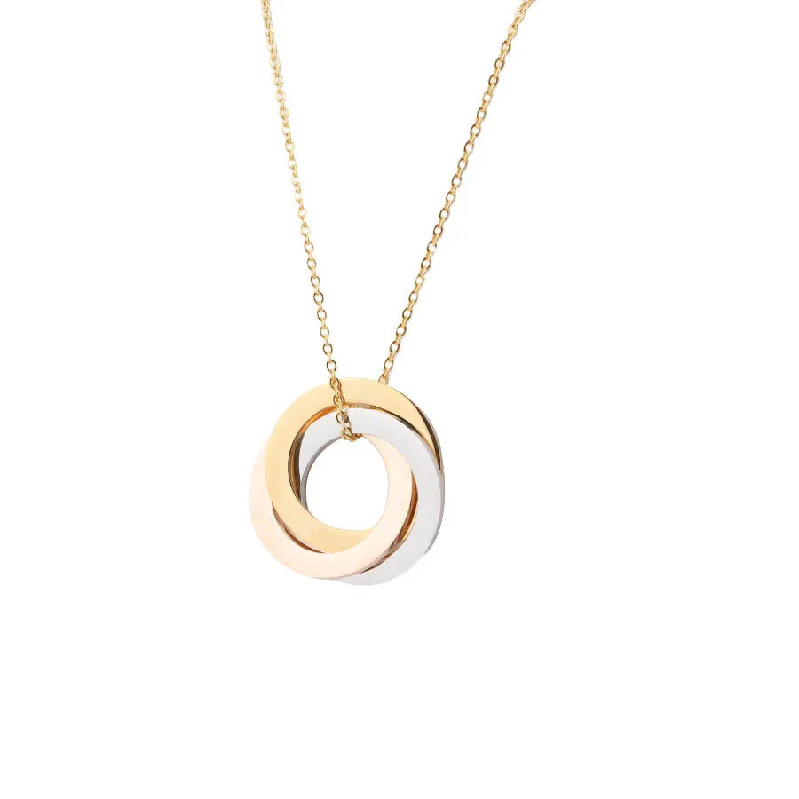 18K Gold Plated 316L Stainless Steel Necklace Waterproof Non-Tarnish Hypoallergenic Engrave Name for Couple Love MegaBDM