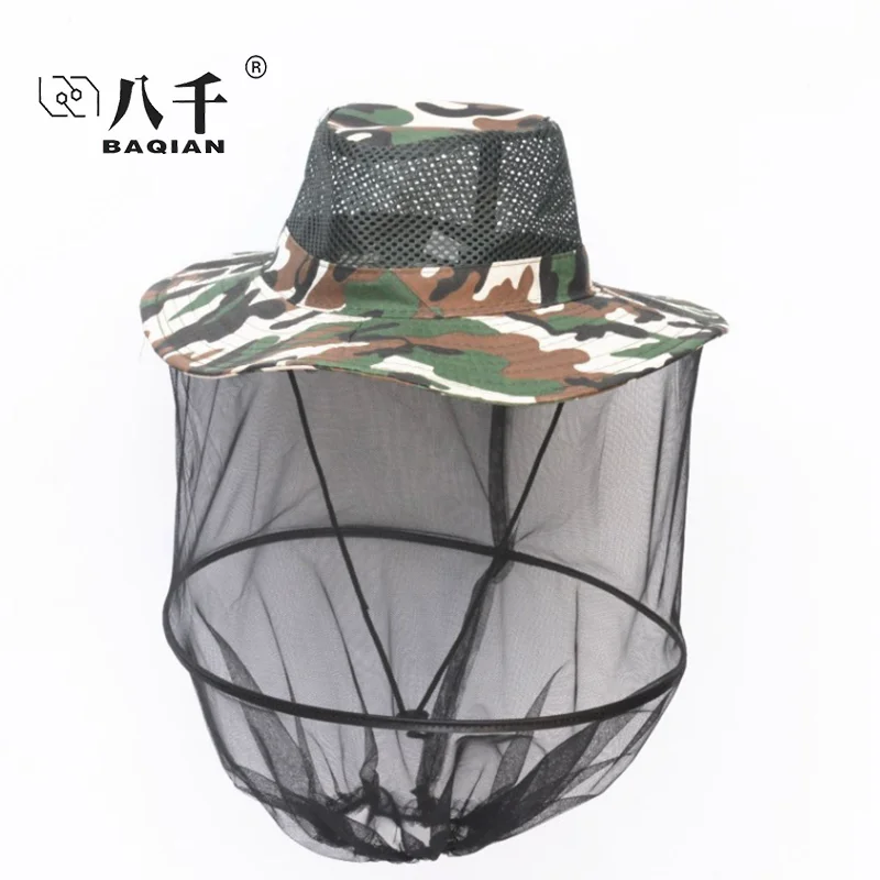 High Visibility Mesh During Head Hat Honeycomb Bee Anti Mosquito Insect Veil Protector Bee Keeping Hats