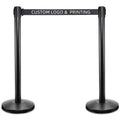 Jinke Custom Logo Retractable Belt Stanchion Post Set Store Cashier Crowd Control Queue Line Barrier MegaBDM