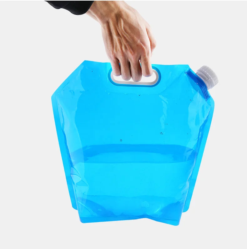 5L/10L Big Capacity Outdoor Water Bag Foldable Portable Water Container Environment Cleaning Water Tank for Drinking Camping BBQ